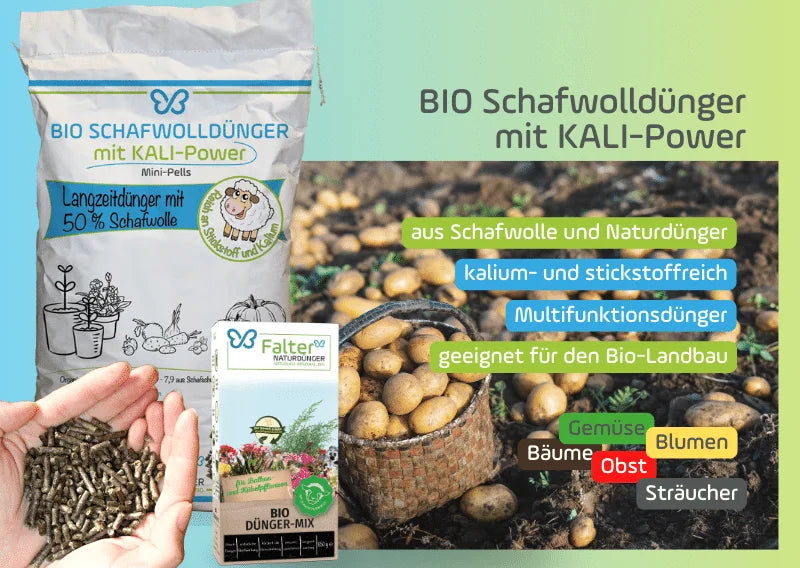 Biodünger aus Schafwolle und Naturdünger – Biodünger-Onlineshop Falter  Naturdünger