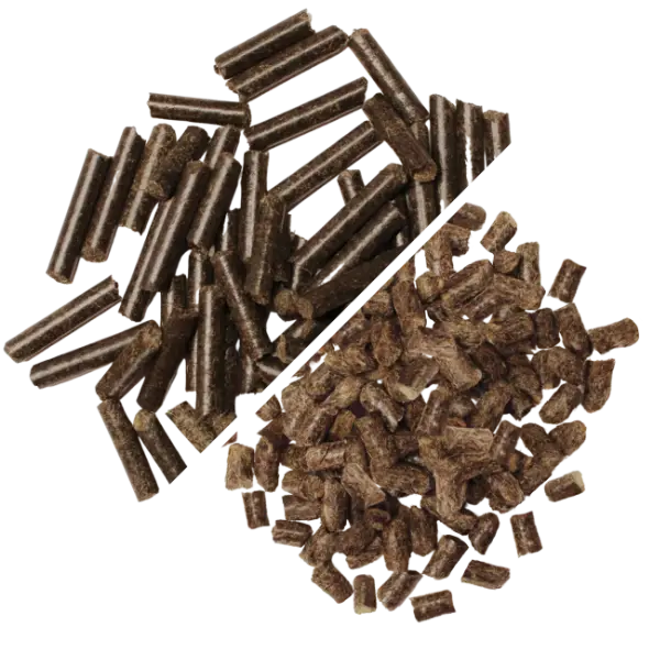 Düngerpellets und Düngergranulat mit Schafwolle