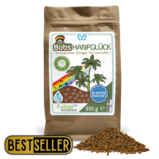 Bobs Hanfglück - biologischer Dünger für Cannabis 850 g