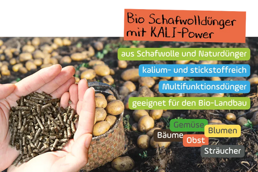 Bio Schafwolldünger mit KALI-Power