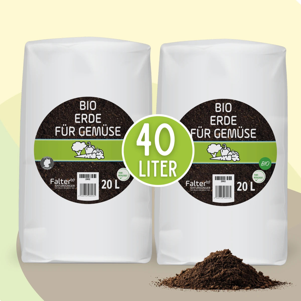 Falter Bio Hochbeet- und Gemüseerde 40L