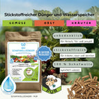Falter BIO Schafwolldünger Mini-Pells 850 g: Dünger und Wasserspeicher in einem: Schafwollpellets aus 100 % Schafwolle. Unbedenklich für Mensch, Tier und Umwelt. Stickstoffreich für Kräuter, Obst und Gemüse. 100 % Schafwolle: speichert Wasser. 