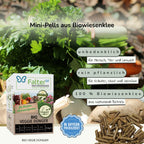 rein pflanzliche Dünger-Pellests. Unbedenklich für Mensch, Tier und Umwelt. Rein pflanzlich für Kräuter, Obst, Gemüse. 100 % Biowiesenklee aus Naturland-Betrieb.