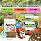 Falter BIO Schafwolldünger mit KALI-Power 2500 g: Nährstoffkick und Wasserspeicher. Unbedenklich für Mensch, Tier und Umwelt. Kaliumreich für Balkonpflanzen und Gemüse. Mit Schafwolle: speichert Wasser.