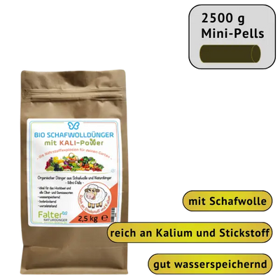 BIO Schafwolldünger KALI-Power 2,5 kg