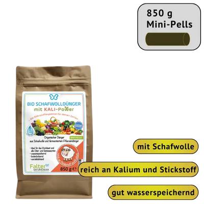 BIO Schafwolldünger KALI-Power 850 g