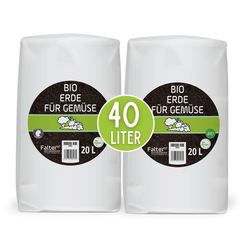 Doppelpack Bioerde für Gemüse