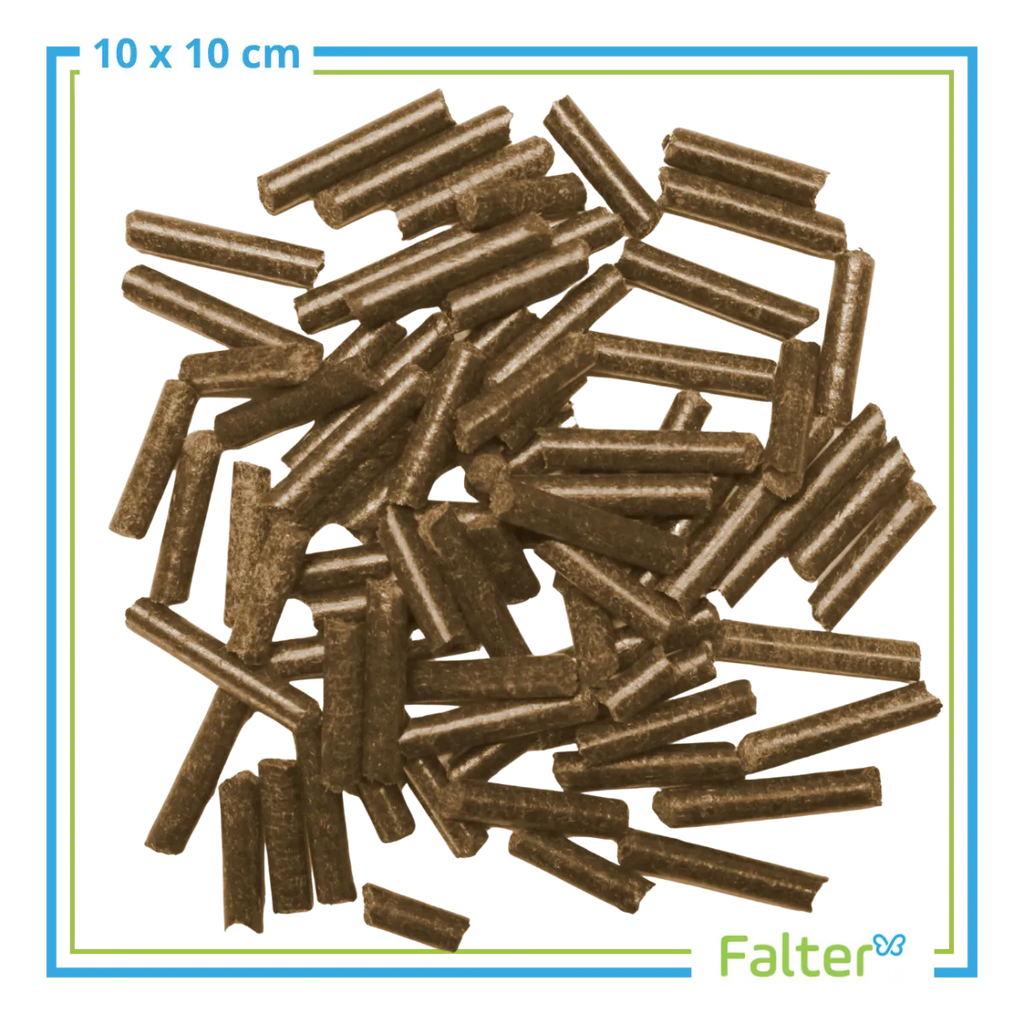 Falter Schafwolldünger mit KALI-Power Mini-Pells - 4 mm Düngepellets mit Schafwolle
