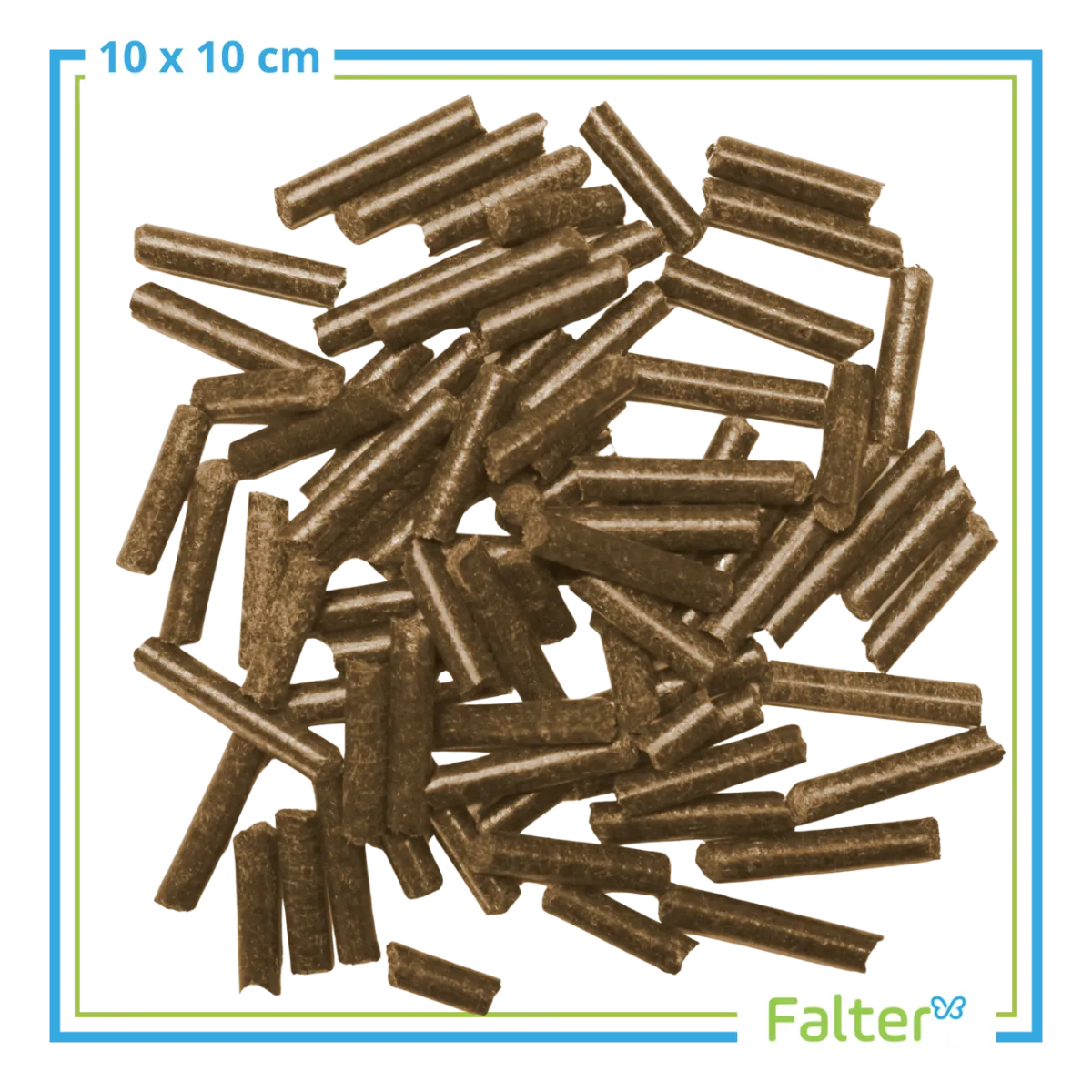 Falter Schafwolldünger mit KALI-Power Mini-Pells - 4 mm Düngepellets mit Schafwolle