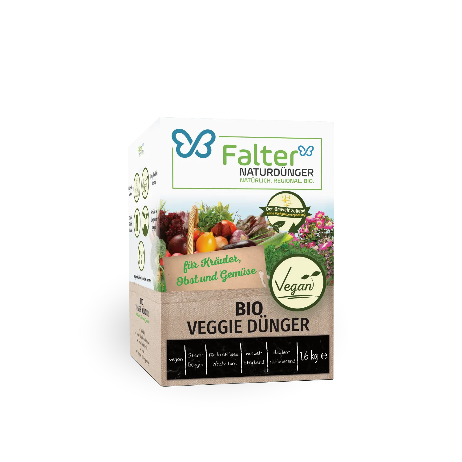 Falter BIO Veggiedünger - Kleedünger für Kräuter, Obst und Gemüse