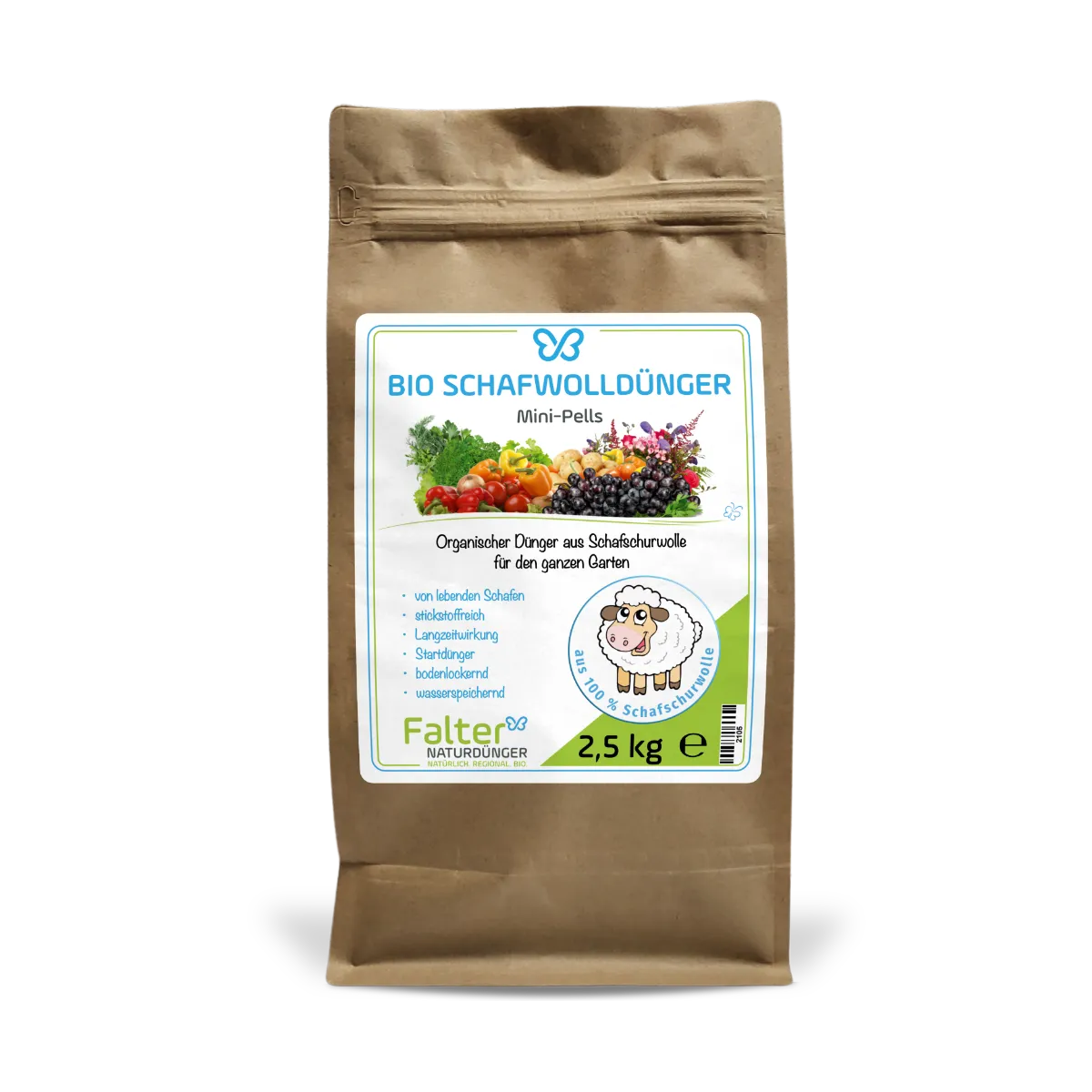 Falter Bio Schafwollpellets