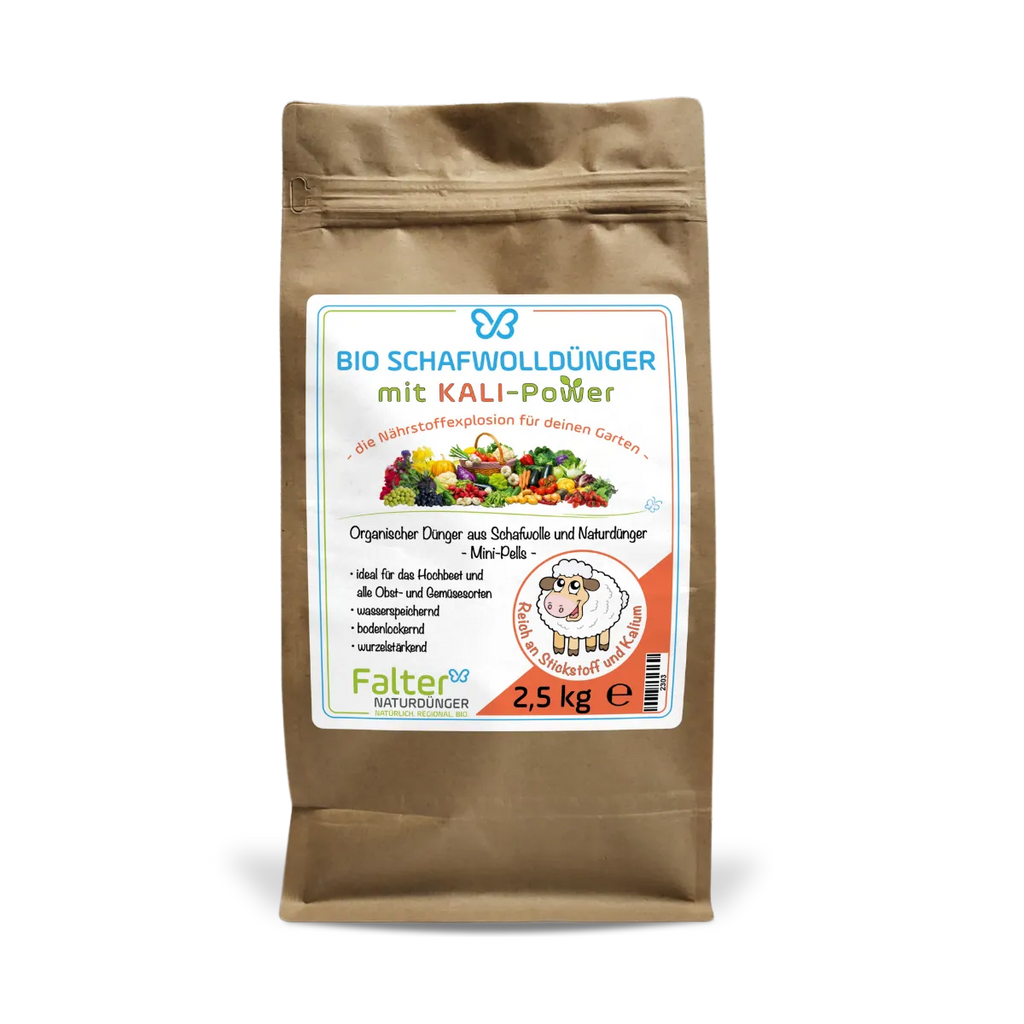 Falter Bio Schafwollpellets mit KALI-Power