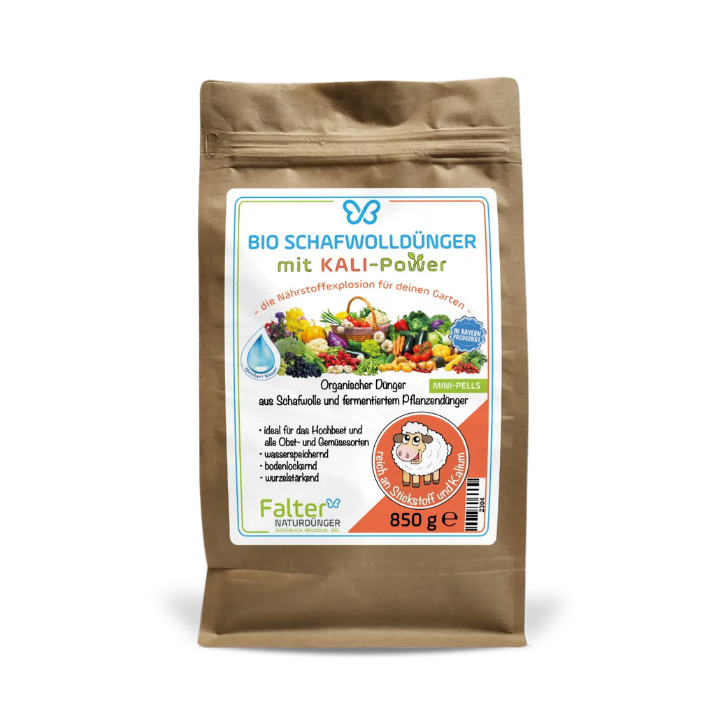 Falter Bio Schafwolldünger Mini-Pells mit KALI-Power 850g