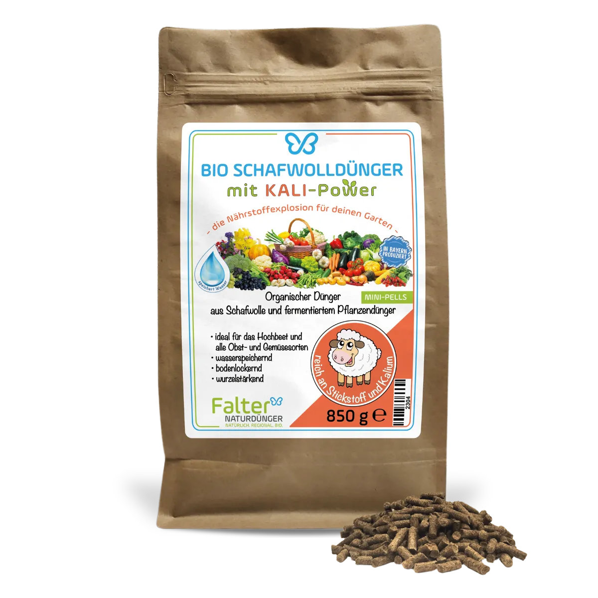 Falter BIO Schafwolldünger mit KALI-Power 850 g