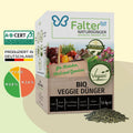 Falter Bio Veggiedünger 1600 g - Kleedünger Pellets für Kräuter, Obst und Gemüse