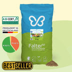 20kg Falter Bio Schafwolldünger Mini-Pells - Schafwollpellets für Kräuter, Obst, Gemüse, Blumen und zum Pflanzen von Bäumen - ABCERT geprüft - produziert in Deutschland - NK 9,8 - 6,6