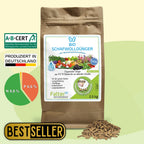 2,5 Falter BIO Schafwolldünger Mini-Pells - Schafwollpellets pur - ABCERT geprüft - produziert in Deutschland - NK - 9,8 - 6,6g