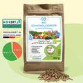 850g Falter BIO Schafwolldünger Mini-Pells - Schafwollpellets pur - ABCERT geprüft - produziert in Deutschland - NK - 9,8 - 6,6