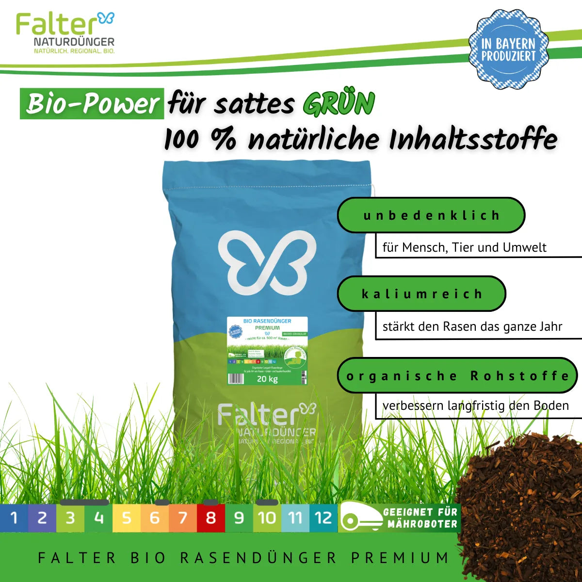 Falter BIO Rasendünger Premium
