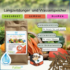 2,5kg Falter Schafwolldünger mit KALI-Power- kaliumreiche Schafwollpellets - Langzeitdünger und Wasserspeicher für Hochbeet, Gemüse und Blumen