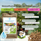 alter BIO Schafwolldünger Mini-Pells 850 g: Dünger und Wasserspeicher in einem: Schafwollpellets aus 100 % Schafwolle. Unbedenklich für Mensch, Tier und Umwelt. Stickstoffreich für Kräuter, Obst und Gemüse. 100 % Schafwolle: speichert Wasser. 