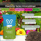 20kg Falter BIO Universaldünger - organischer Gartendünger für Gemüse, Kräuter, Obst, Blumen, Bäume. Unbedenklich, nährstoffreich.