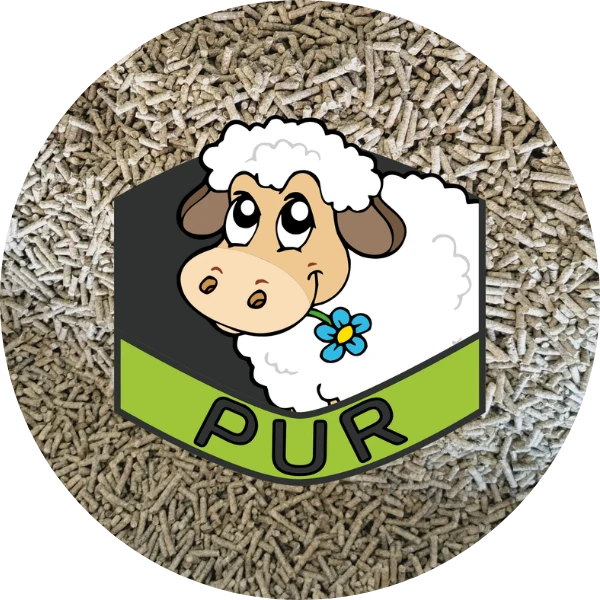Schafwollpellets Pur