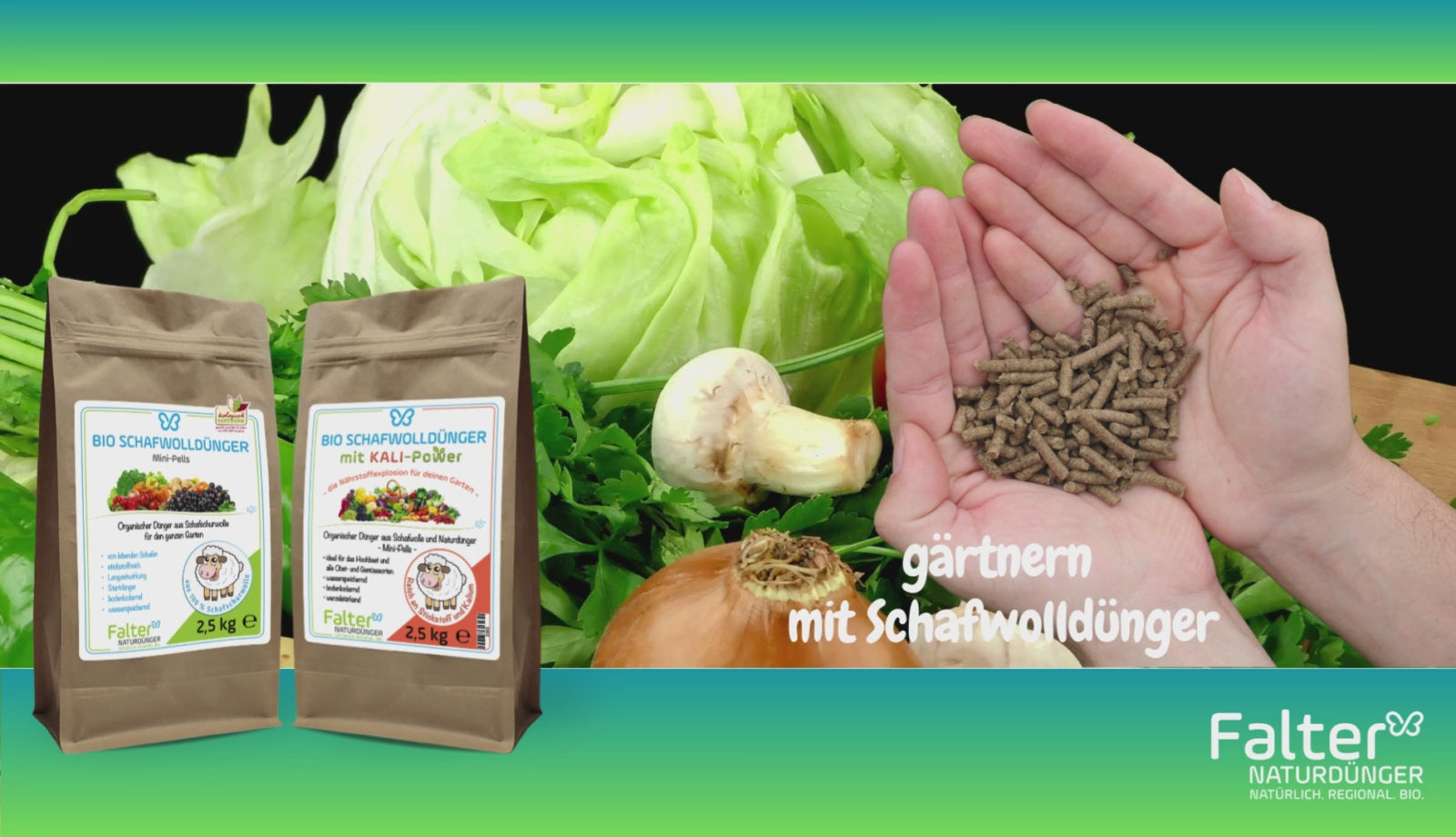 Gärtnern mit Schafwolldünger