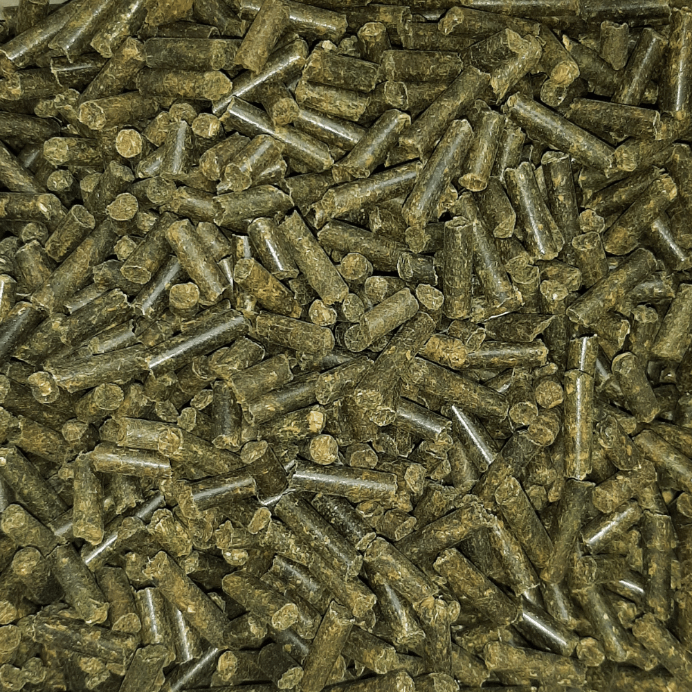 Pellets aus Bio-Wiesenklee